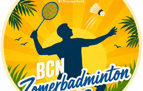 BCN Zomerbadminton 2026 -Zomerstop? Niet bij BCN! 1