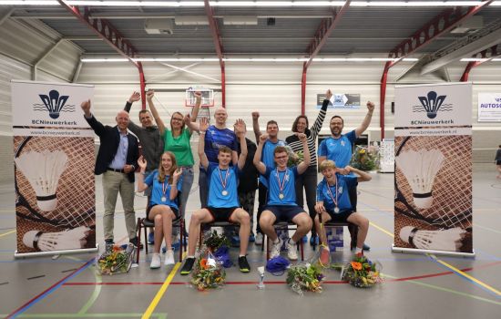 Huldiging voor landskampioen BCN Jeugd